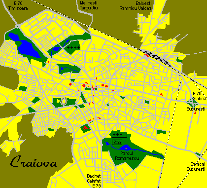 Craiova Map